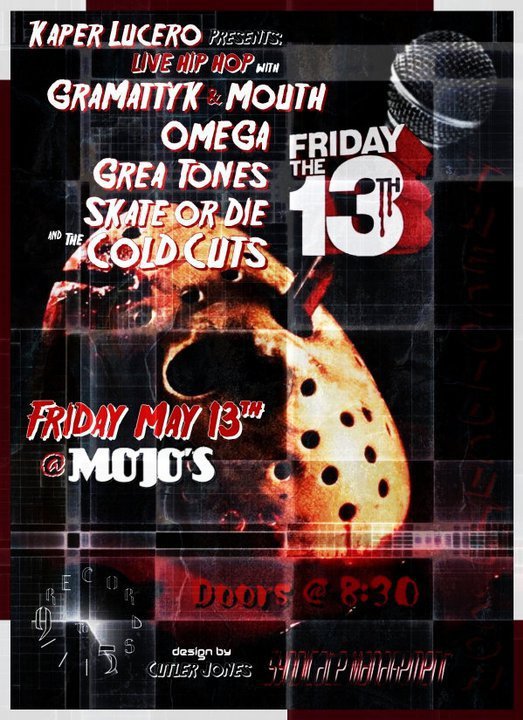 The Cold Cuts FRI THE 13TH SHOW feat Omega AND MORE!